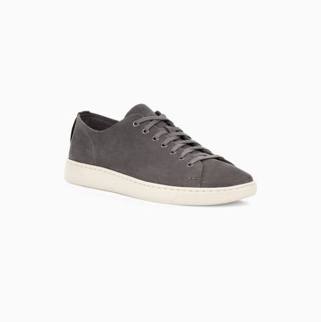 UGG Pismo Low Leather Dark Grey Sneakers for Men (XFTM85079)